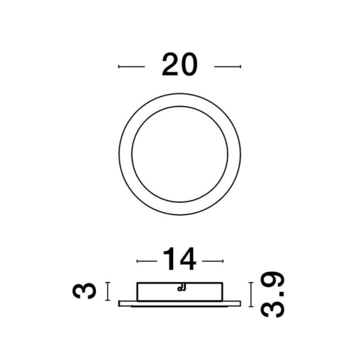 Nástěnné LED svítidlo NOVA LUCE NEVO 12W 3000K 9248159 (obrázek 8)