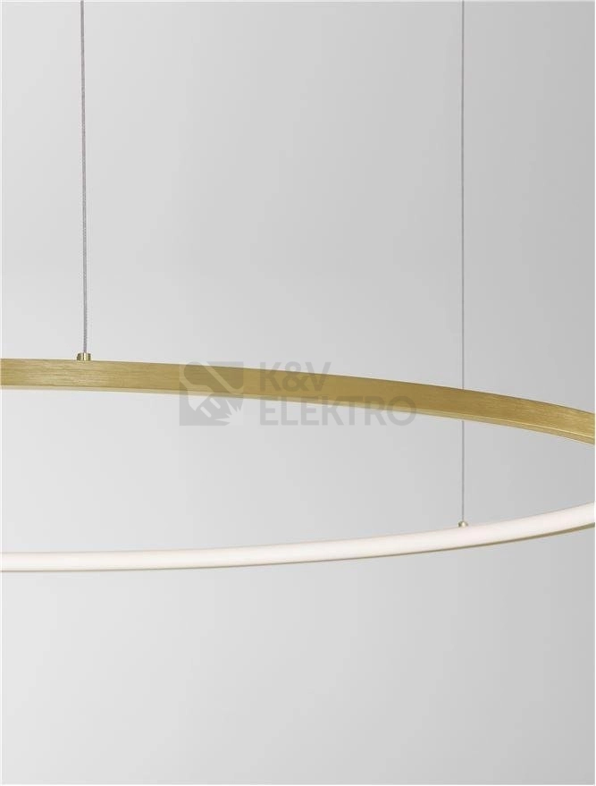 Obrázek produktu Závěsné LED svítidlo NOVA LUCE TARQUIN 59W 3000K 9345610 stmívatelné Triac 4