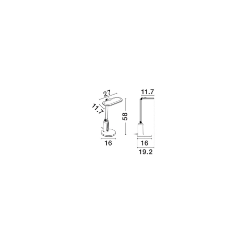 Stolní LED lampa NOVA LUCE BIOLIGHT 19W 4000K 9416977 dotykově stmívatelné (obrázek 3)