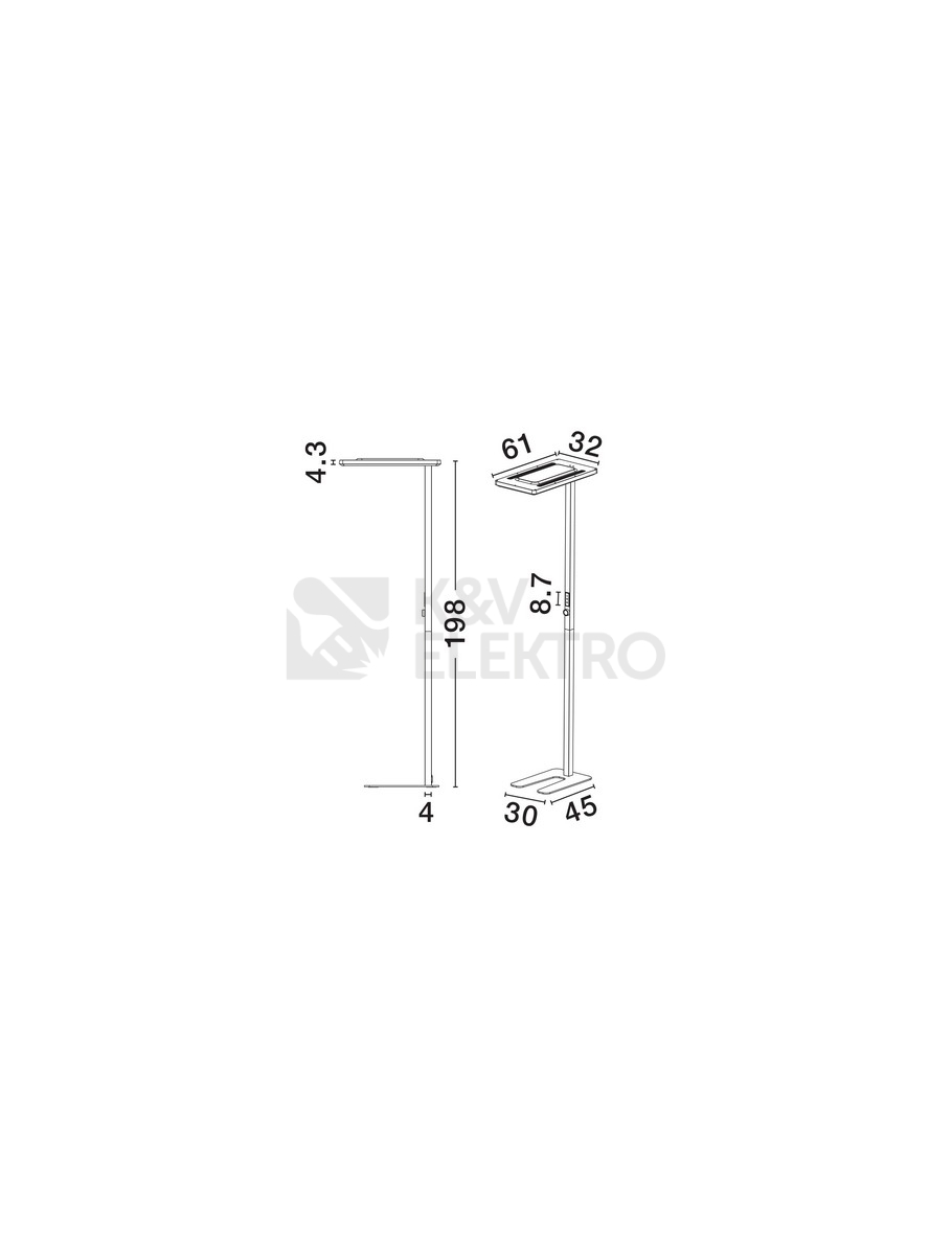 Obrázek produktu Stojací LED lampa NOVA LUCE BIOLIGHT 77W 4000K 9416978 7