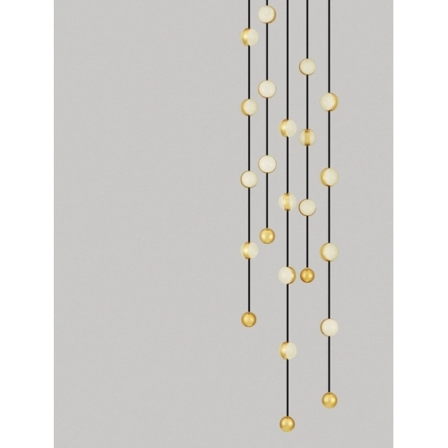 Závěsné LED svítidlo NOVA LUCE ALCINOE 64W 3000K 9511018 stmívatelné Triac (obrázek 3)