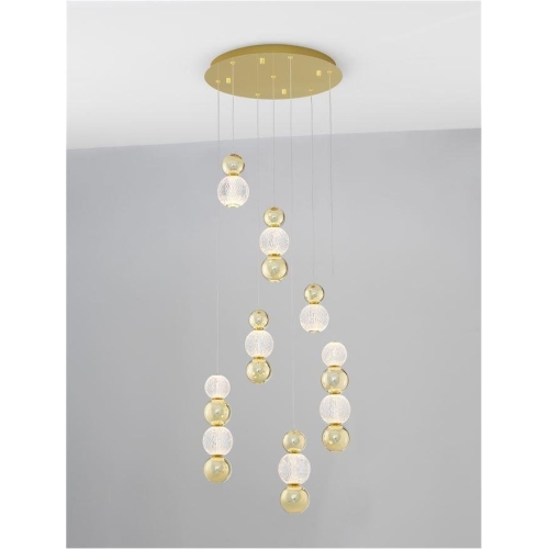 Závěsné LED svítidlo NOVA LUCE BRILLE 42W 3200K 9511060 stmívatelné Triac