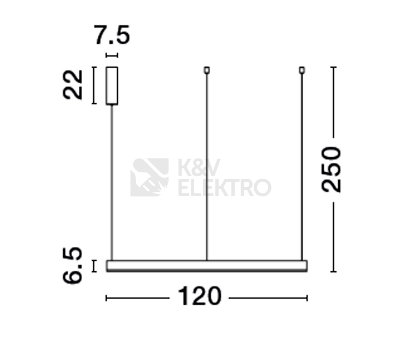 Obrázek produktu Závěsné LED svítidlo NOVA LUCE MOTIF 72W 3000K 9530202 stmívatelné Triac 2