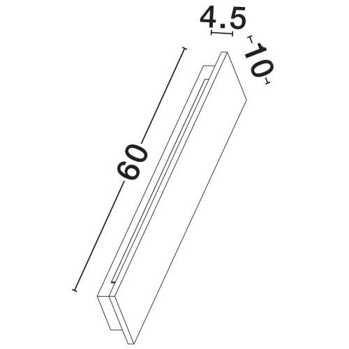 Nástěnné LED svítidlo NOVA LUCE LUNA 19W 3000K IP65 9540236 (obrázek 6)