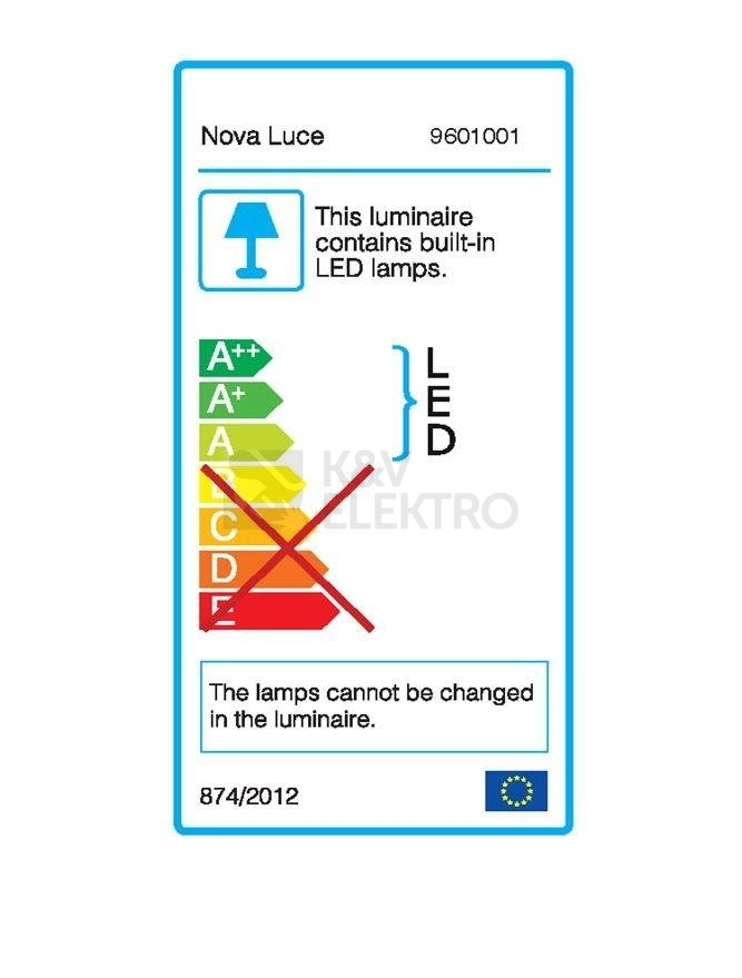 Obrázek produktu Závěsné LED svítidlo NOVA LUCE GIONO 3W 3000K 9601001 5