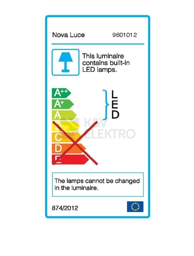 Obrázek produktu Závěsné LED svítidlo NOVA LUCE GIONO 29W 3000K 9601012 2