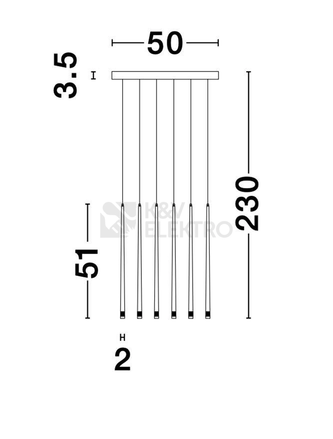 Obrázek produktu Závěsné LED svítidlo NOVA LUCE GIONO 29W 3000K 9601012 11