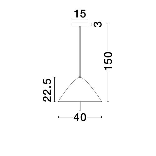 Závěsné LED svítidlo NOVA LUCE OROS 17W 3000K 9695290 (obrázek 6)