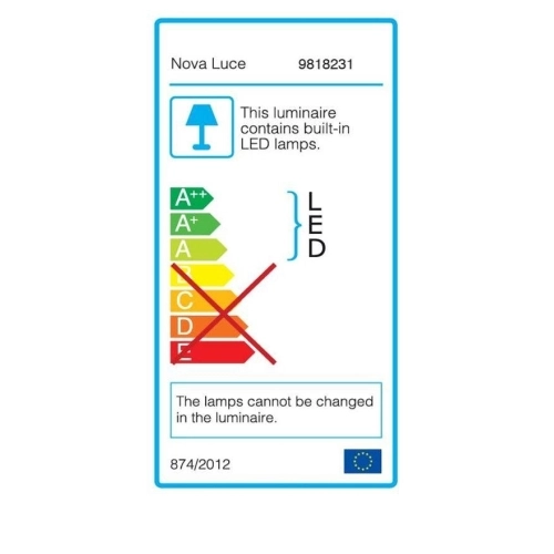 Závěsné LED svítidlo NOVA LUCE GABBIA 72W 3000K 9818231 stmívatelné Triac (obrázek 8)