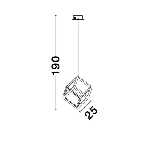Závěsné LED svítidlo NOVA LUCE GABBIA 45W 3000K 9818251 stmívatelné Triac (obrázek 6)