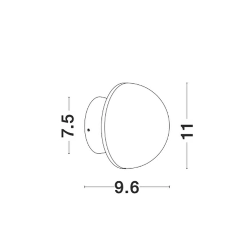 Nástěnné LED svítidlo NOVA LUCE NETUNE 6W 3000K 9831051 (obrázek 5)
