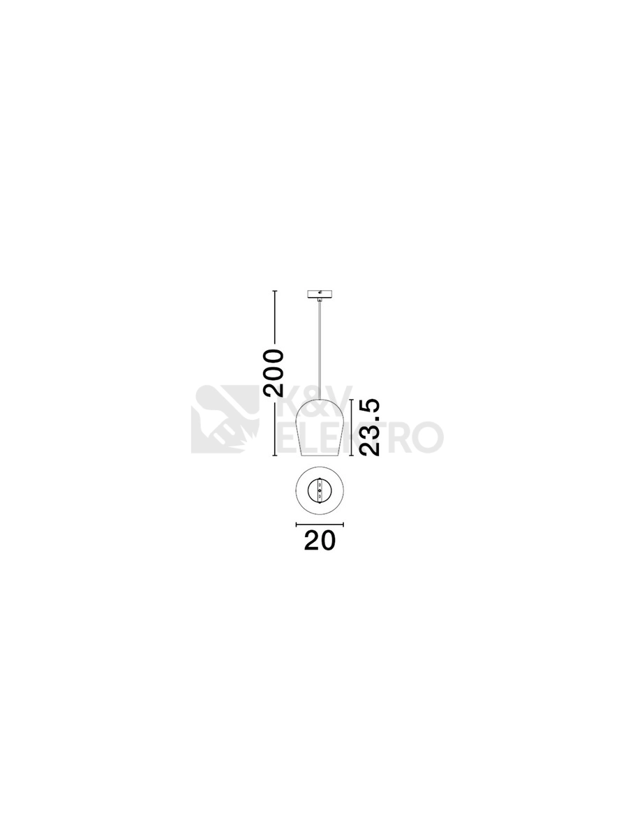 Obrázek produktu Závěsné svítidlo NOVA LUCE OMIO E27 1x12W IP55 9919101 bez žárovky 6