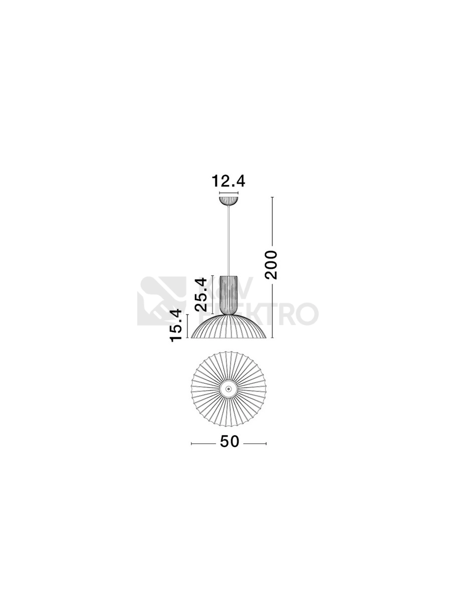 Obrázek produktu Závěsné svítidlo NOVA LUCE AMMOS E27 1x12W 9919113 bez žárovky 5