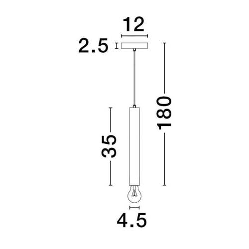Závěsné svítidlo NOVA LUCE NORWAY E27 9287947 bez žárovky (obrázek 3)