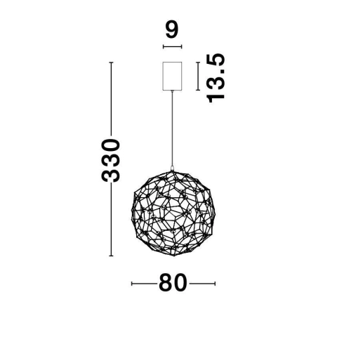 Závěsné LED svítidlo NOVA LUCE SOLE 18W 3000K 9288080 (obrázek 10)