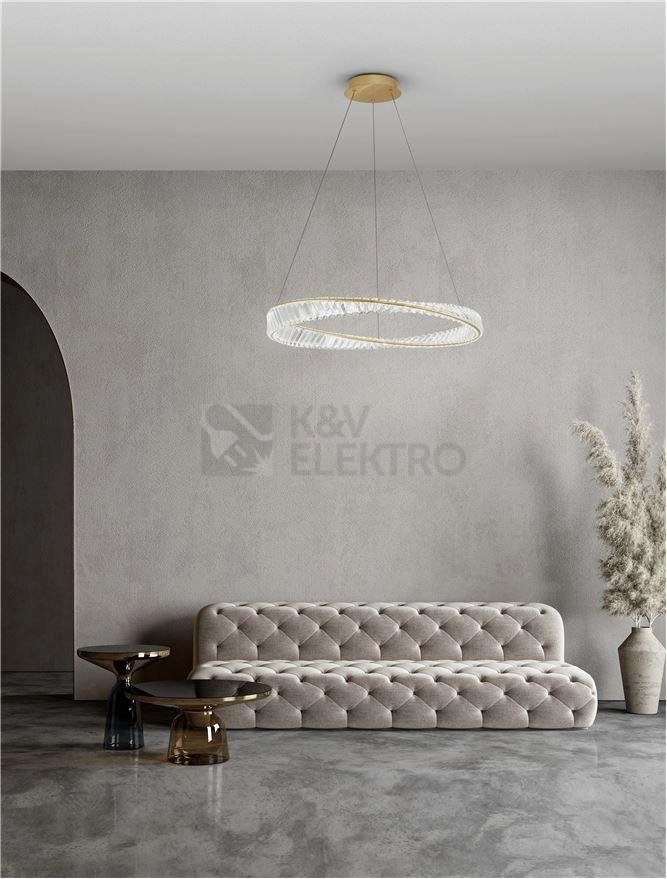 Obrázek produktu Závěsné LED svítidlo NOVA LUCE AURELIA 43W 3500K 9333062 stmívatelné Triac 1