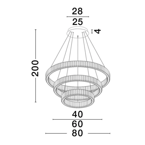 Závěsné LED svítidlo NOVA LUCE AURELIA 92W 3500K 9333069 stmívatelné Triac (obrázek 6)