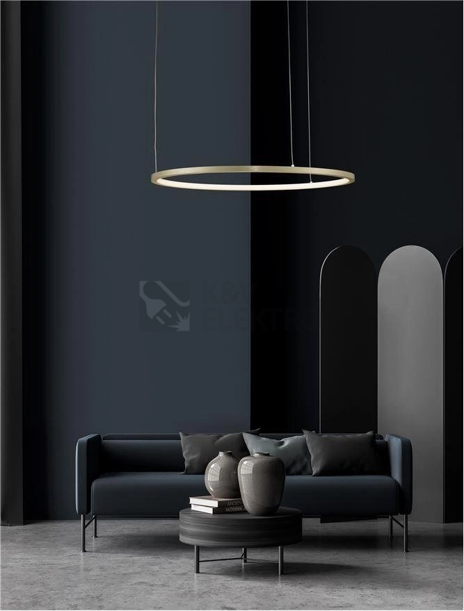 Obrázek produktu Závěsné LED svítidlo NOVA LUCE TARQUIN 37W 3000K 9345602 stmívatelné Triac 4