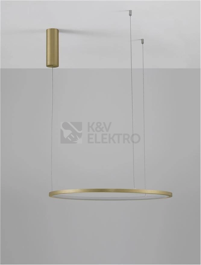 Obrázek produktu Závěsné LED svítidlo NOVA LUCE TARQUIN 37W 3000K 9345602 stmívatelné Triac 6