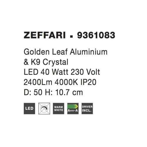 Stropní LED svítidlo NOVA LUCE ZEFFARI 40W 4000K 9361083 (obrázek 4)