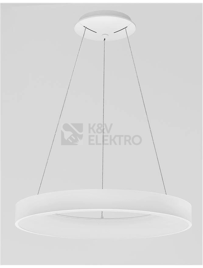 Obrázek produktu Závěsné LED svítidlo NOVA LUCE RANDO THIN 50W 4000K 9453450 stmívatelné Triac 3