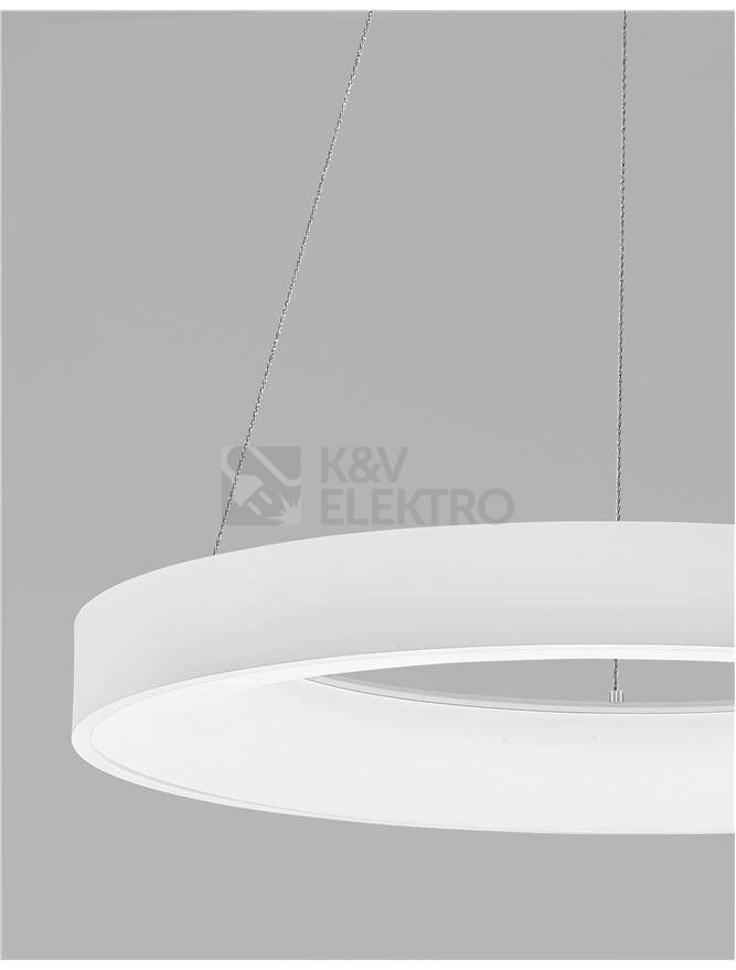 Obrázek produktu Závěsné LED svítidlo NOVA LUCE RANDO THIN 50W 3000K 9453452 stmívatelné Triac 4