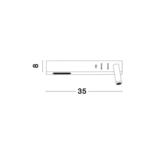 Nástěnné LED svítidlo NOVA LUCE VIDA 8W 3000K 9533521 (obrázek 8)