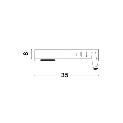 Nástěnné LED svítidlo NOVA LUCE VIDA 8W 3000K 9533523 (obrázek 8)