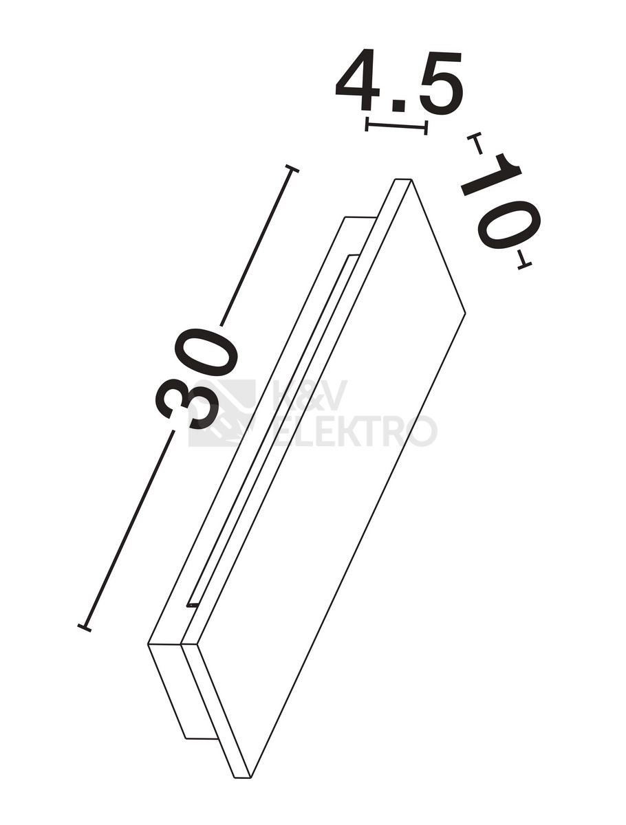 Obrázek produktu Nástěnné LED svítidlo NOVA LUCE LUNA 10W 3000K IP65 9540234 5