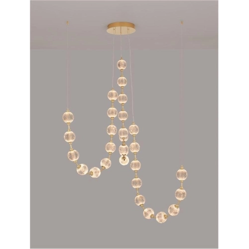 Závěsné LED svítidlo NOVA LUCE BRILLANTE 134W 3200K 9695201 stmívatelné Triac (obrázek 5)