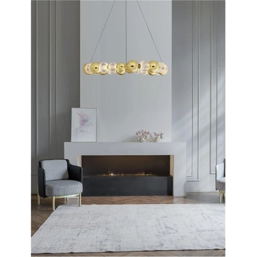 Závěsné LED svítidlo NOVA LUCE BRILLE 52W 3200K 9695202 stmívatelné Triac (obrázek 3)
