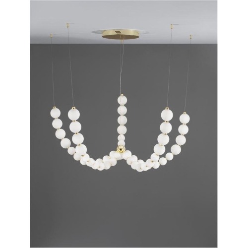 Závěsné LED svítidlo NOVA LUCE PERLA 125W 3000K 9695203 stmívatelné Triac