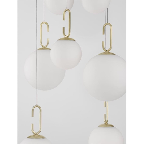 Závěsné LED svítidlo NOVA LUCE HOOK 52W 3000K 9695221 stmívatelné Triac