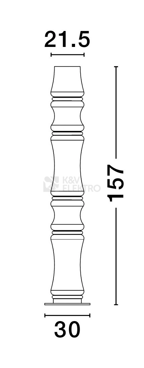 Obrázek produktu Stojací LED lampa NOVA LUCE ANAPNOE 46W 3000K 9695283 2