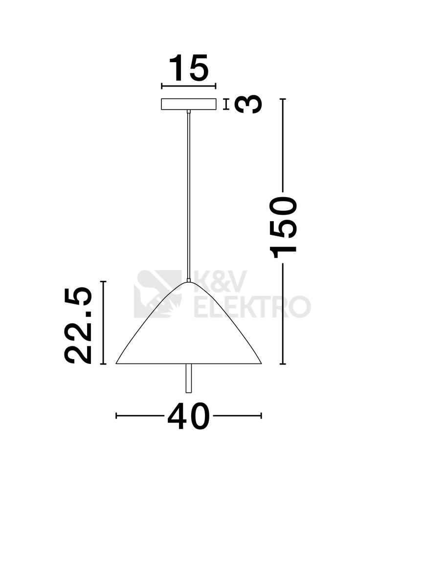 Obrázek produktu Závěsné LED svítidlo NOVA LUCE OROS 17W 3000K 9695288 4