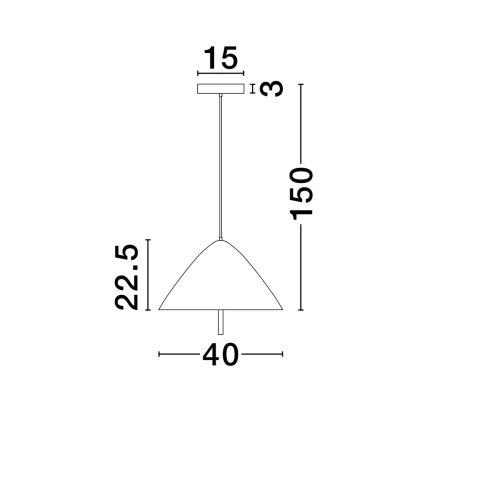 Závěsné LED svítidlo NOVA LUCE OROS 17W 3000K 9695289 (obrázek 5)