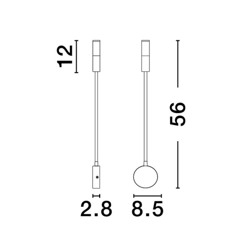 Nástěnné LED svítidlo NOVA LUCE SONICA 6W 3000K IP44 9701620 (obrázek 7)