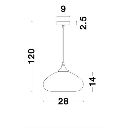 Závěsné svítidlo NOVA LUCE SAVAZ E27 9726482 bez žárovky (obrázek 6)