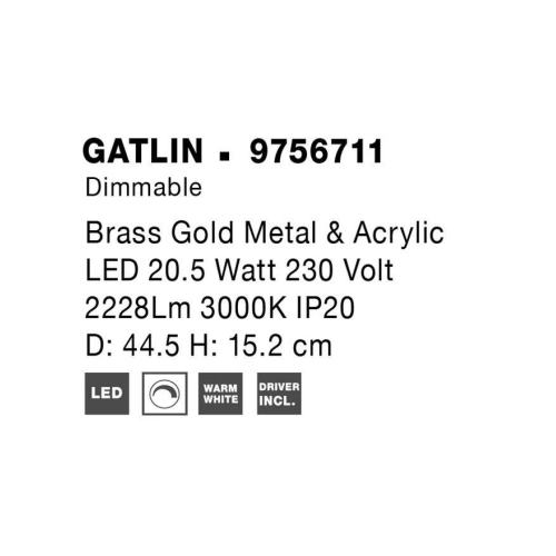 Stropní LED svítidlo NOVA LUCE GATLIN 20,5W 3000K 9756711 (obrázek 8)
