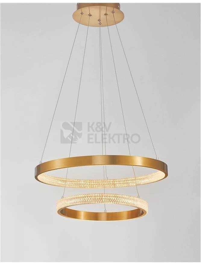 Obrázek produktu Závěsné LED svítidlo NOVA LUCE PRESTON 62W 3000K 9862852 stmívatelné Triac 4