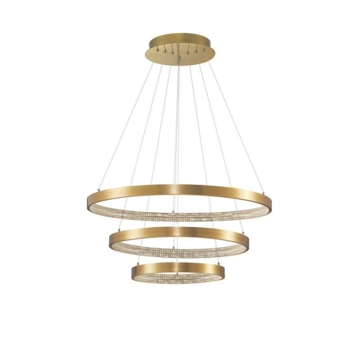 Závěsné LED svítidlo NOVA LUCE PRESTON 112W 3000K 9862853 stmívatelné Triac