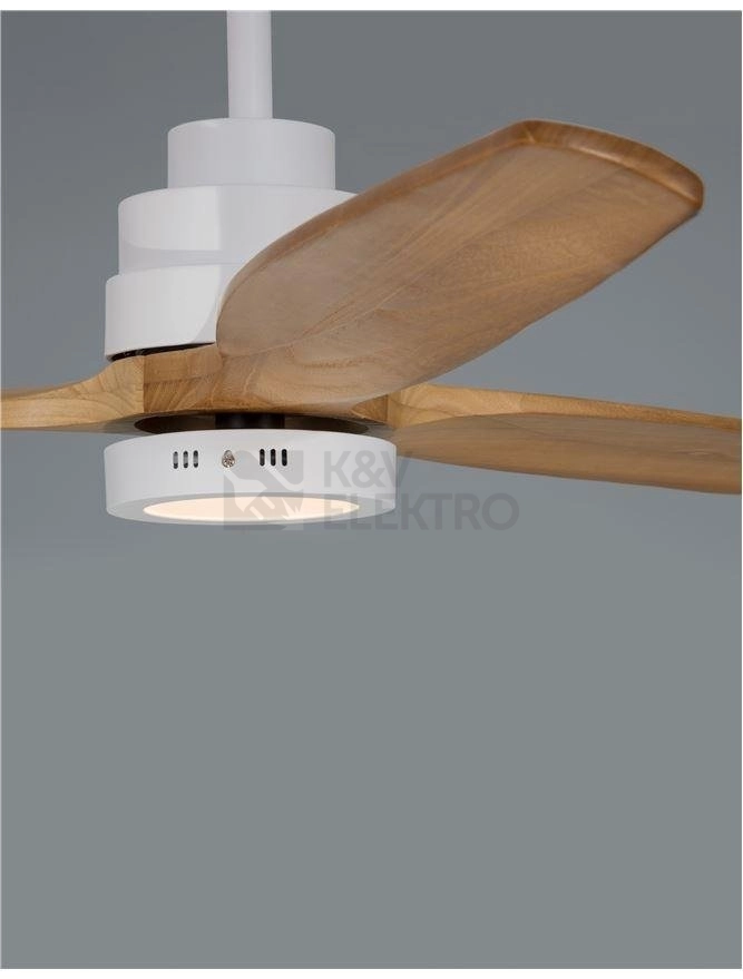 Obrázek produktu Stropní ventilátor s LED světlem NOVA LUCE NATURE 12W 3000K 9952314 2