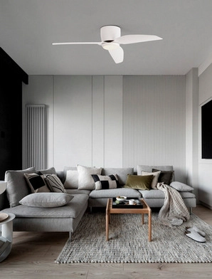 Stropní ventilátor s LED světlem NOVA LUCE VOLGA 18W 3000K 9952361