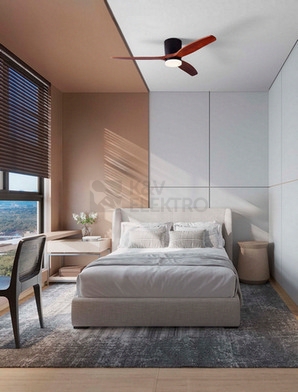 Obrázek produktu Stropní ventilátor s LED světlem NOVA LUCE ALOA 18W 3000/4000/6500K 9952374 1