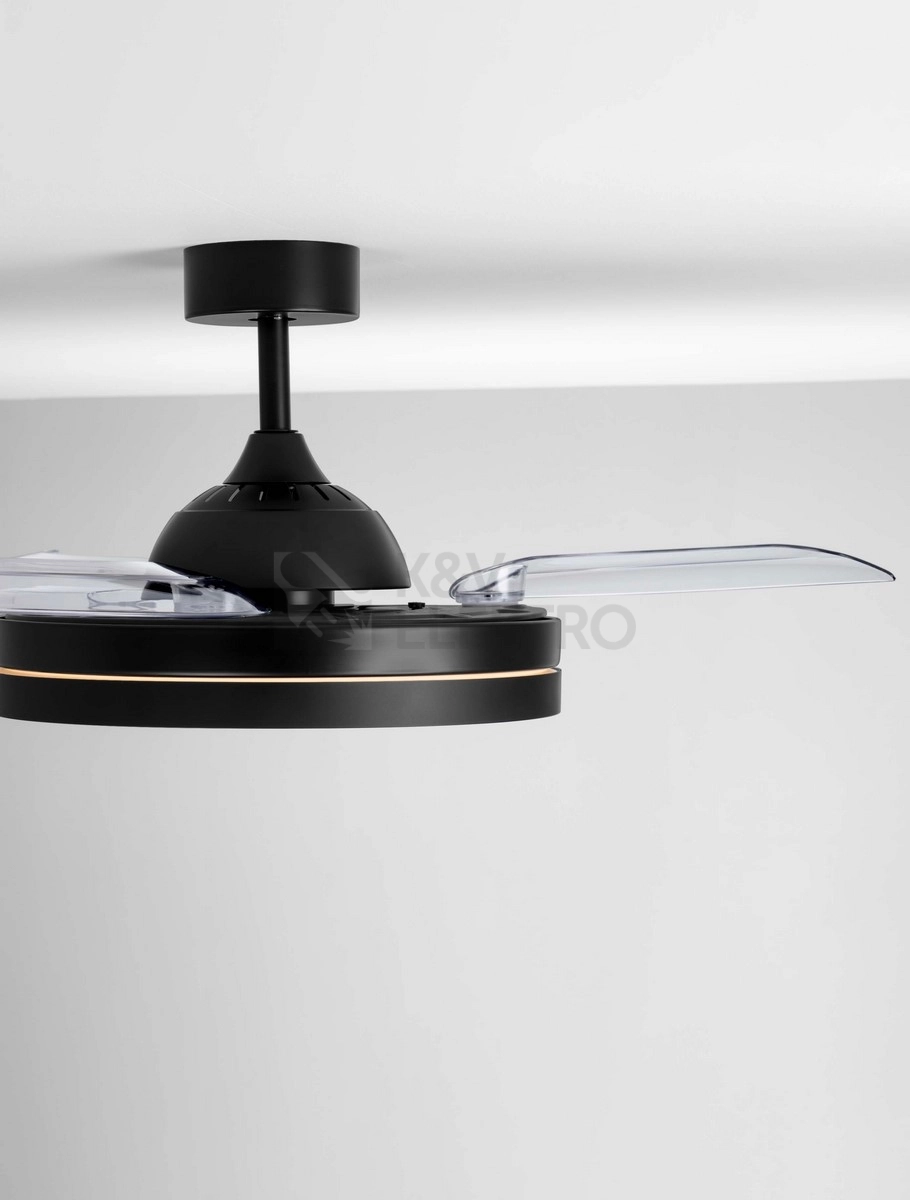 Obrázek produktu Stropní ventilátor s LED světlem NOVA LUCE NEVMA 36W 3000/4000/6500K 9952377 6