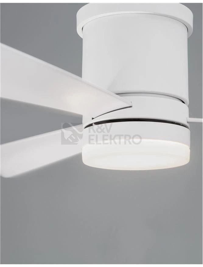 Obrázek produktu Stropní ventilátor s LED světlem NOVA LUCE SILKY 18W 3000K 9953015 3