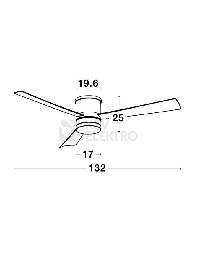 Obrázek produktu Stropní ventilátor s LED světlem NOVA LUCE SILKY 18W 3000K 9953015 4