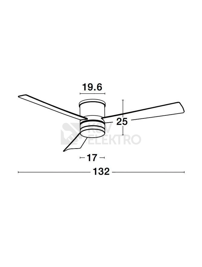 Obrázek produktu Stropní ventilátor s LED světlem NOVA LUCE SATIN 18W 3000K 9953016 4