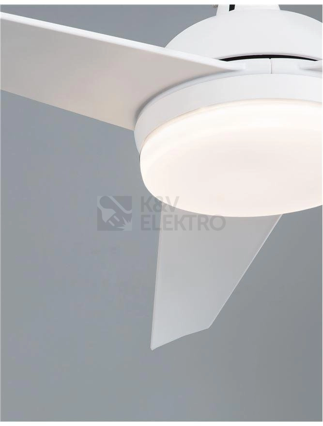 Obrázek produktu Stropní ventilátor s LED světlem NOVA LUCE FLOW 18W 3000K 9953198 2