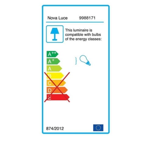 Závěsné svítidlo NOVA LUCE OBITAR G9 9988171 bez žárovky
